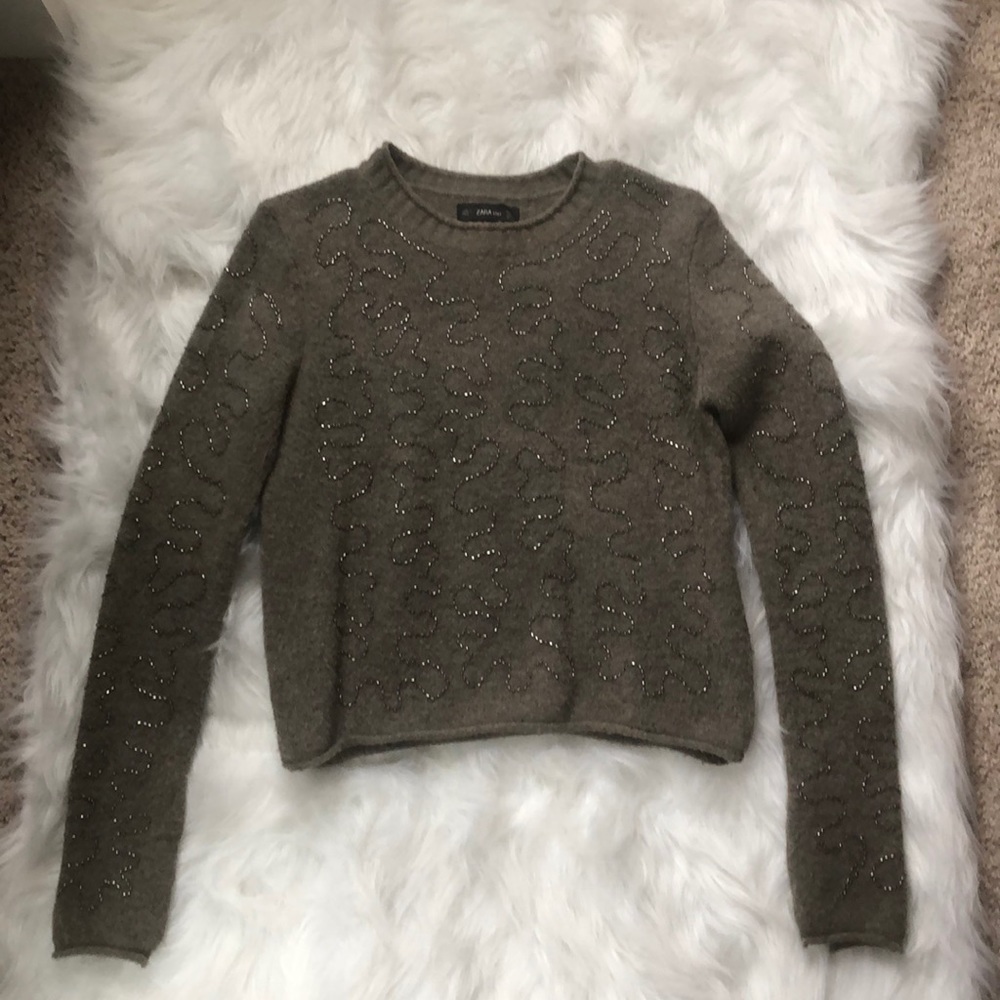 Grey Knit Sweater